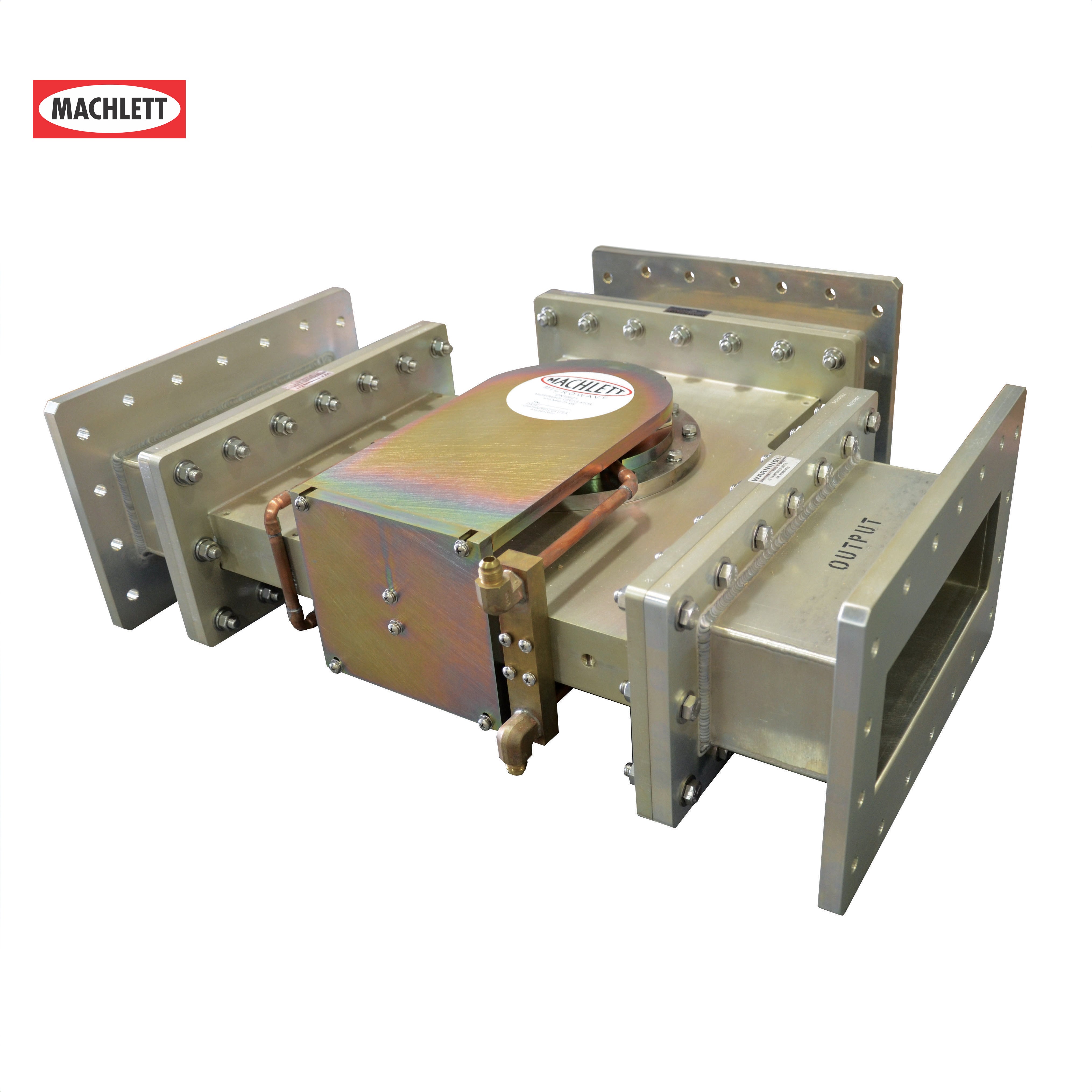 Machlett Microwave Waveguide Circulator - 915 MHz, 75 kW, UHF Band