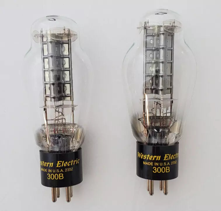 Western Electric 300B Matched Pair